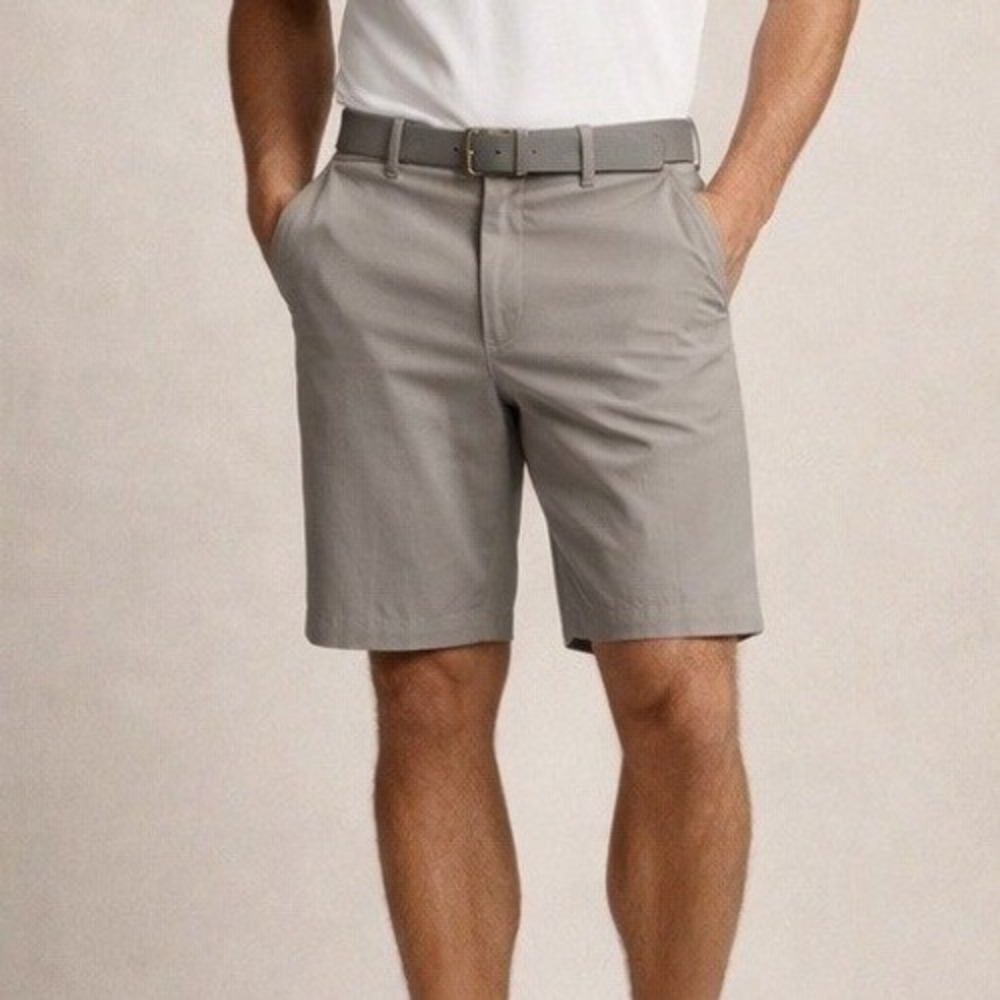 Rorie Whelan Golf Shorts 34 Gray Performance Tech Stretch Gorpcore Activewear